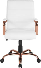 Flash Furniture Whitney Mid-Back Swivel LeatherSoft Desk Chair - Image 13