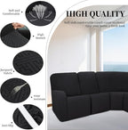 100% Waterproof Sectional Recliner Couch Covers - Image 5