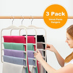 Closet Organizers and Storage, 3 Pack Velvet Pants-Hangers-Space-Saving - Image 2