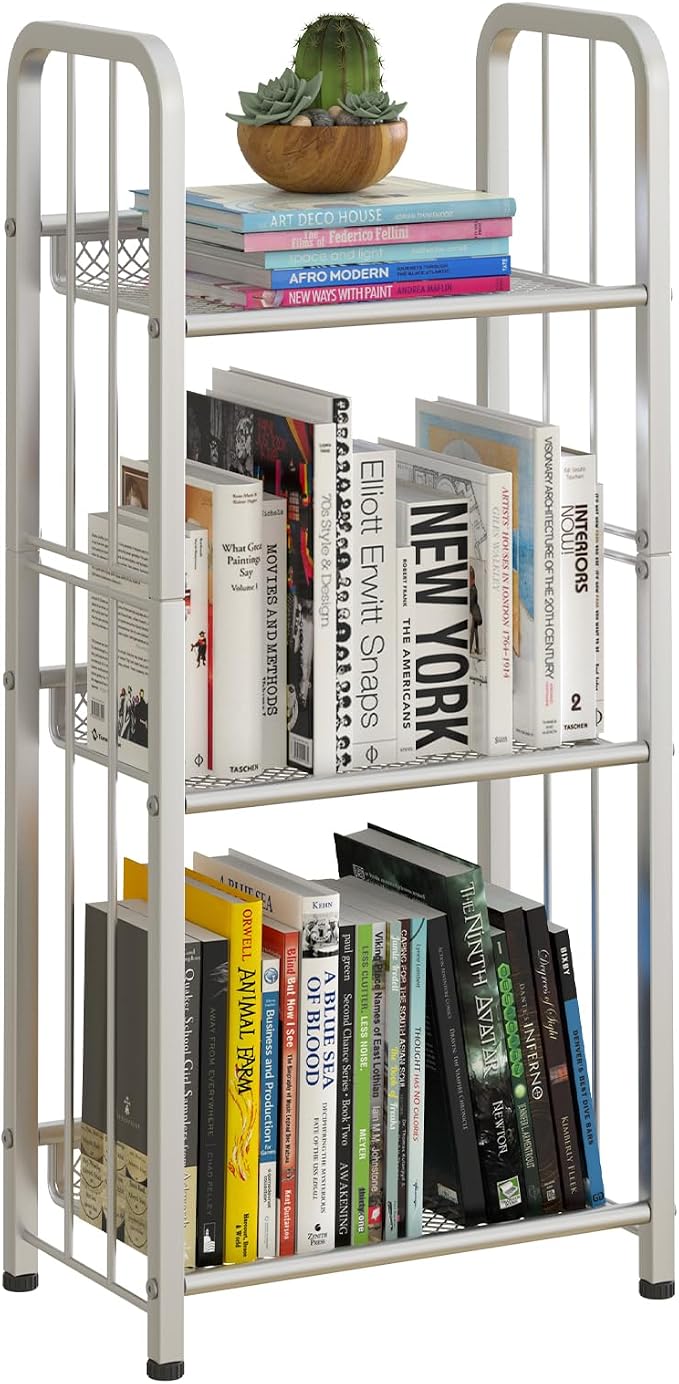 Bookshelf Storage Shelf Small Bookcase Freestanding Storage Stand by EternalHome