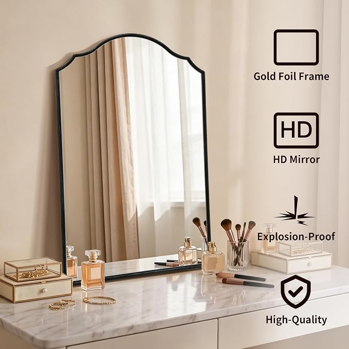 Besdomus Scalloped Black Mirror - Image 2