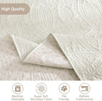 Ivory White Loveseat Couch Cover 2 Cushion Sofa, Water-Repellent Sofa Slipcover - Image 6
