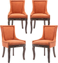 Modern Dining Chairs Set of 4, High Back Dining Chairs Side Chairs by MZDOO