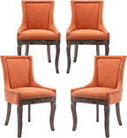 Modern Dining Chairs Set of 4, High Back Dining Chairs Side Chairs by MZDOO