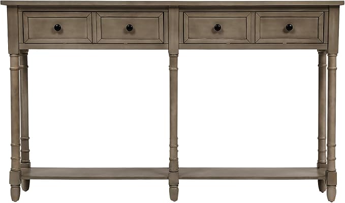Merax Retro Console Table Sofa Table - Image 5