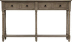 Merax Retro Console Table Sofa Table - Image 5