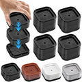 Furniture Risers Adjustable Bed Risers Heavy Duty Lifts Height 1", Square by Unknown