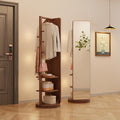 WoodsWhisper Full Length Mirror Coat Rack Solid Wood Floor Mirror 70"x16" Full by Unknown