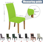 BIETYONE Stretch Dining Chair Covers Set of 4, Soft Removable Washable Kitchen - Image 5