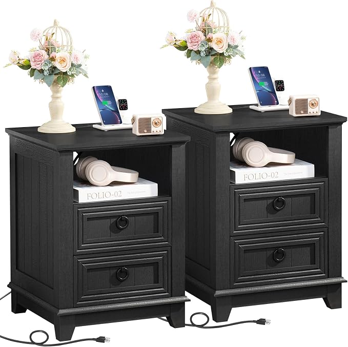 Joaxswe 18" Night Stands Set of 2 by Joaxswe
