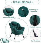 Tiita Lazy Chair, Comfy Leisure Sofa Reading Chair - Image 3