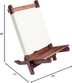 BYER OF MAINE Pangean Lounger Chair – Portable, Lightweight, Foldable Wood and - Image 3