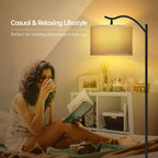 BoostArea Floor Lamp for Living Room, 9W LED Arched Lamp, Tall Modern Standing - Image 3