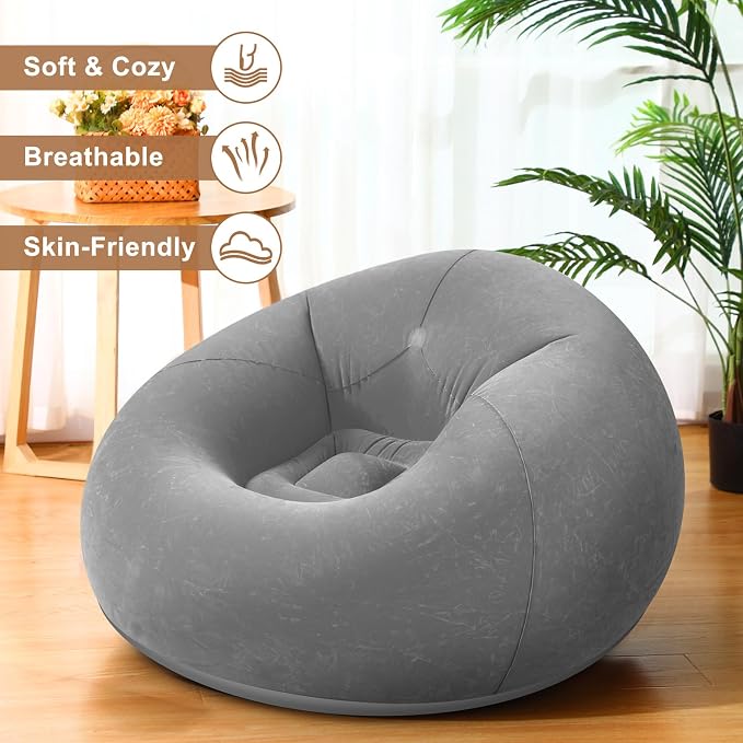 Realspring 6 9 12 Pcs Inflatable Bean Bag Chairs - Image 3