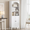 Bookshelf with Doors, Floor Standing Display Storage Cabinet by JMHDYG