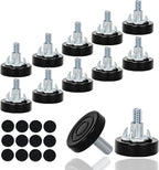 12 PCS M8 Thread Furniture Feet Levelers, Furniture Leveling Feet by Eunenete