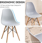 5-Piece Round Dining Table Set, Small 35.5" Kitchen Table Chairs Set of 4 Space - Image 5