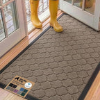 GORILLA GRIP 100% Waterproof All-Season WeatherMAX Doormat, US Designed Natural by GorillaGrip