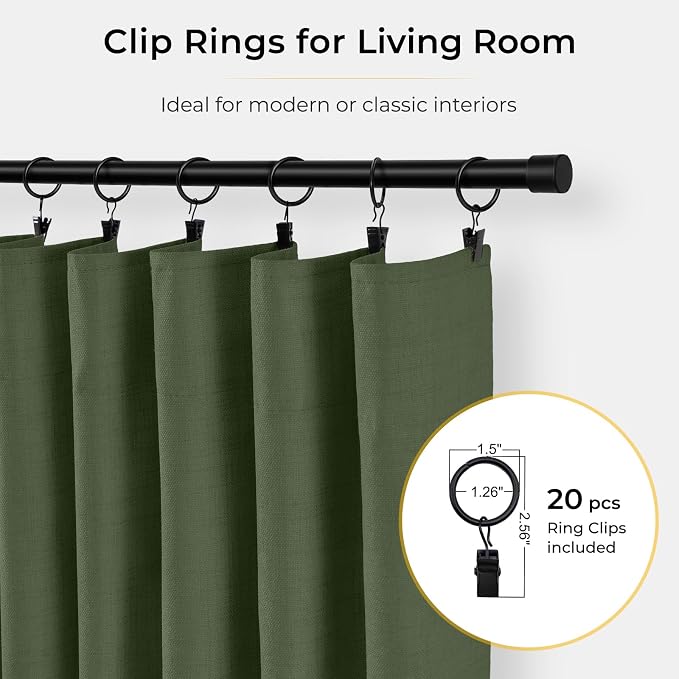 INOVADAY 100% Blackout Curtains - Image 3