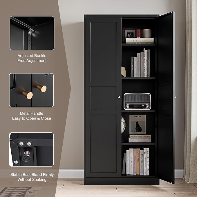 Yizosh Metal Storage Cabinet - Image 6