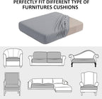 Water-Resistant Spandex Couch Cushion Covers, Stretch Sofa Settee Slipcover - Image 7