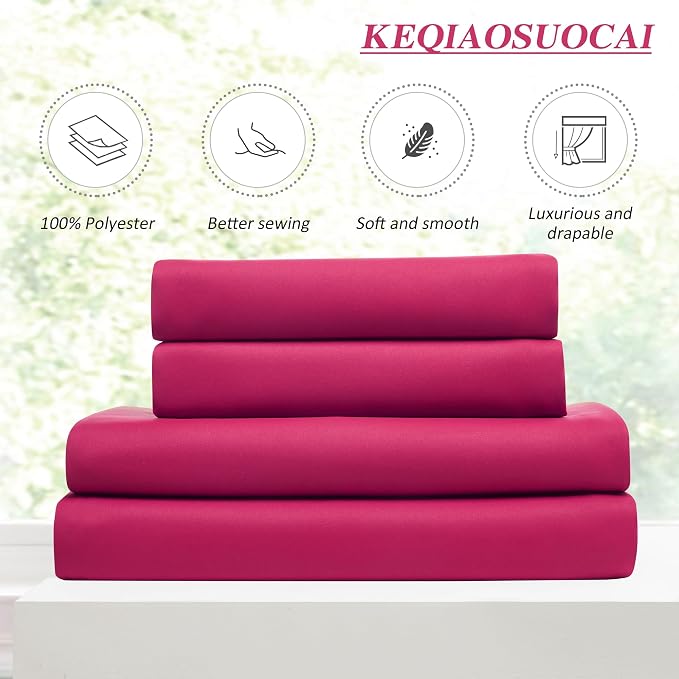 Raspberry Fushia Pink Curtains 102 Inches Long Pinch Pleated - Image 5