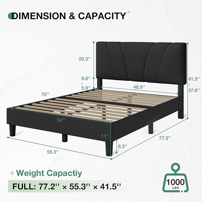 Novilla Full Size Bed Frame - Image 2