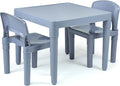 Humble Crew Kids Plastic Table and Chair Set, Toddler Activity Table by HumbleCrew
