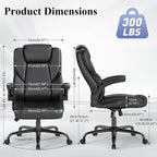 AnyGod Executive Office Chair, Comfy Ergonomic Computer Desk Chairs - Image 3