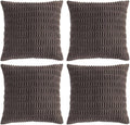 Fancy Homi 4 Packs Decorative Throw Pillow Covers by Fancy+Homi
