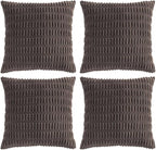 Fancy Homi 4 Packs Decorative Throw Pillow Covers by Fancy+Homi