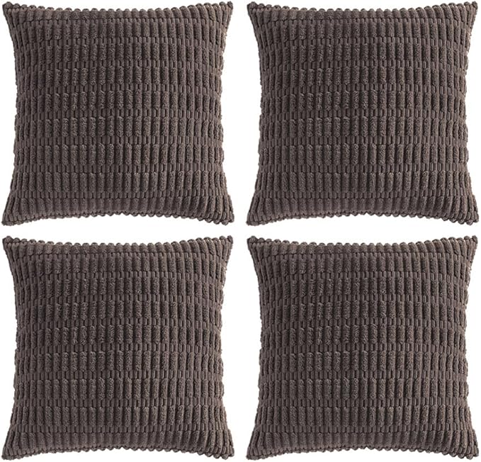 Fancy Homi 4 Packs Decorative Throw Pillow Covers by Fancy+Homi