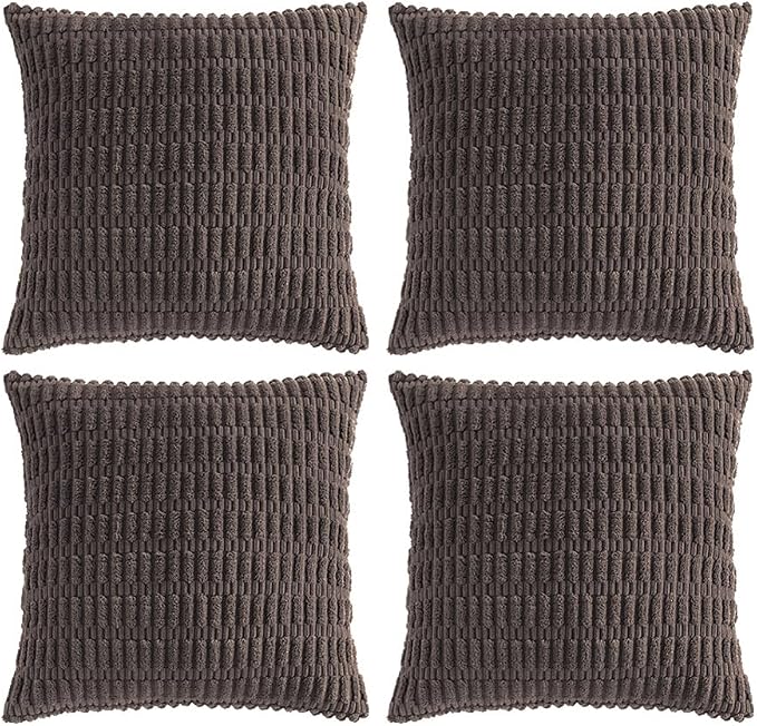 Fancy Homi 4 Packs Decorative Throw Pillow Covers by Fancy+Homi