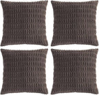 Fancy Homi 4 Packs Decorative Throw Pillow Covers by Fancy+Homi
