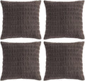 Fancy Homi 4 Packs Decorative Throw Pillow Covers by Fancy+Homi