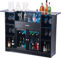 VEVOR Home Bar Unit, Wine Bar Cabinet Table 4-Tier by VEVOR
