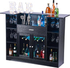 VEVOR Home Bar Unit, Wine Bar Cabinet Table 4-Tier by VEVOR