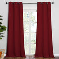 NICETOWN Burgundy Red Blackout Drapes by NICETOWN