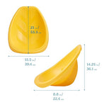 ECR4Kids Plastic Leaf Scoop Floor Rocker Seat, Classroom Furniture - Image 3