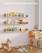 G&W Gruwald Nursery Book Shelves, Wall Bookshelf, Book Shelf - Image 4