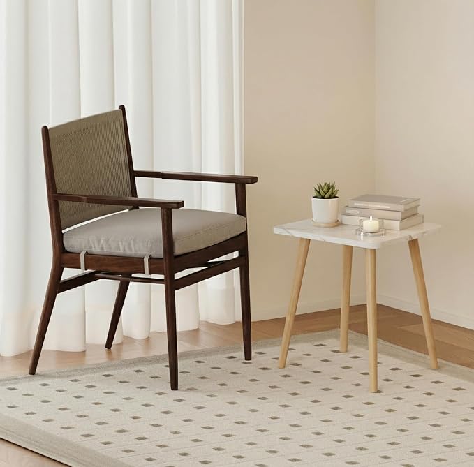 FORAOFUR Small End Table, Side Table Accent Table Living Room Bedroom Balcony - Image 5