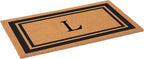 Calloway Mills 152962436L Black Border 24" x 36" Monogram Doormat - Image 4