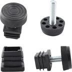 8Pcs Adjustable Leveling Feet, Square Insert Kit, Furniture Glide Leveler - Image 3