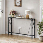 Gewudraw 41.7" Console Table, Narrow Behind The Couch Table - Image 2