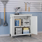 Manhattan Comfort Fortress Rolling Garage Storage Cabinet - Image 4