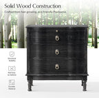 HULALA HOME Solid Wood End Table Set of 2 - Image 5