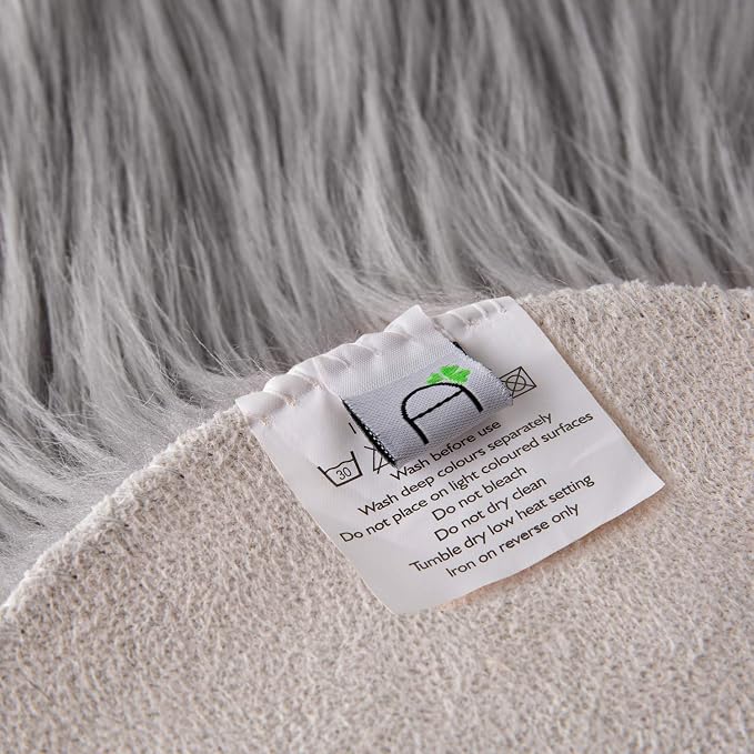 Ashler Faux Fur Rug, Fluffy Shaggy Area Rug Ultra Soft 2 x 3 Feet Sheepskin Fur - Image 7