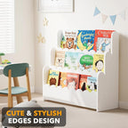 SpaceAid 3-Tier Scalloped Bookshelf, Montessori Bookcase - Image 4