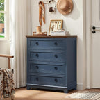 Joaxswe Farmhouse 4 Drawer Dresser - Image 12