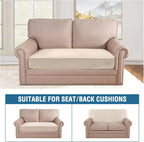 H.VERSAILTEX Velvet Stretch Individual Couch Cushion Cover Plush Slipcover - Image 3